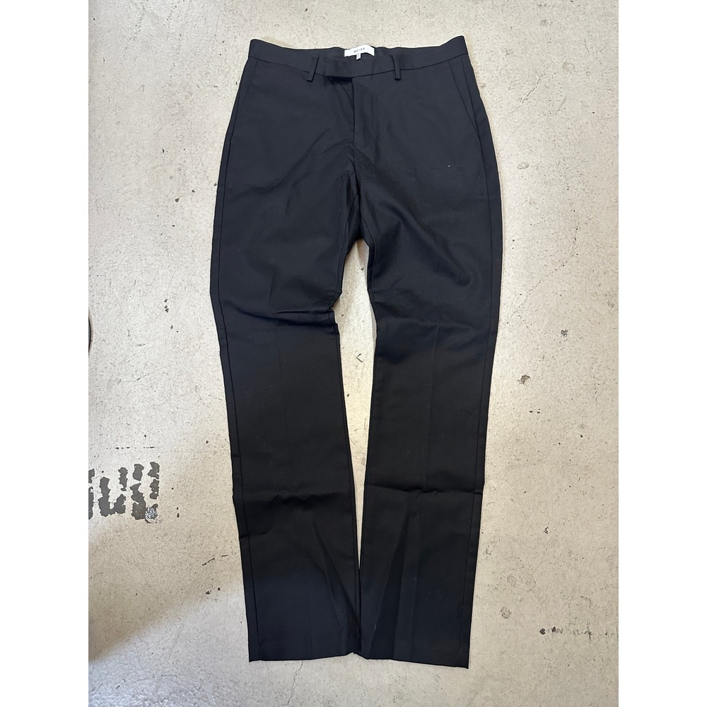 Reiss Eastbury Mens Black Slim Fit Dress Pants Trousers Size 32 Regular